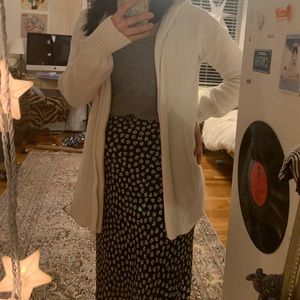 Gap hooded cardigan, off white